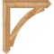 Ekena Millwork Thorton Arts & Crafts Rough Sawn Bracket, Western Red Cedar, 6"W x 40"D x 44"H BKT06X40X44THR03RWR - alternate 4